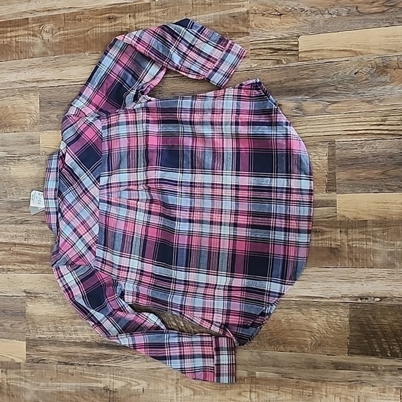 NWT Ladies Christopher & Banks Flannel Sz Petite Large - Picture 4 of 5